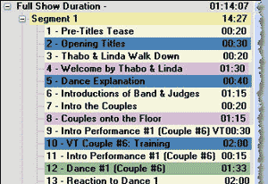 Multi-Cam Master Running Order